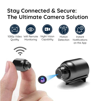 Small WiFi Security Camera with Night Vision
