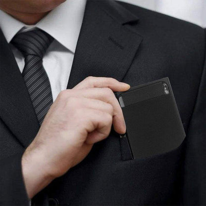 RFID Protective Aluminum Pop Up Wallet for Men
