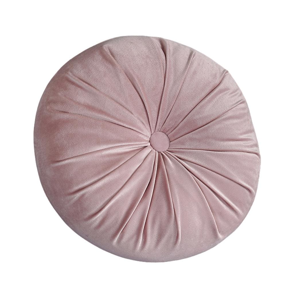 Round Velvet Sofa Cushion