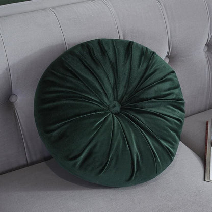 Round Velvet Sofa Cushion