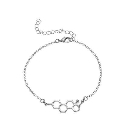 Estrogen Molecule Necklace