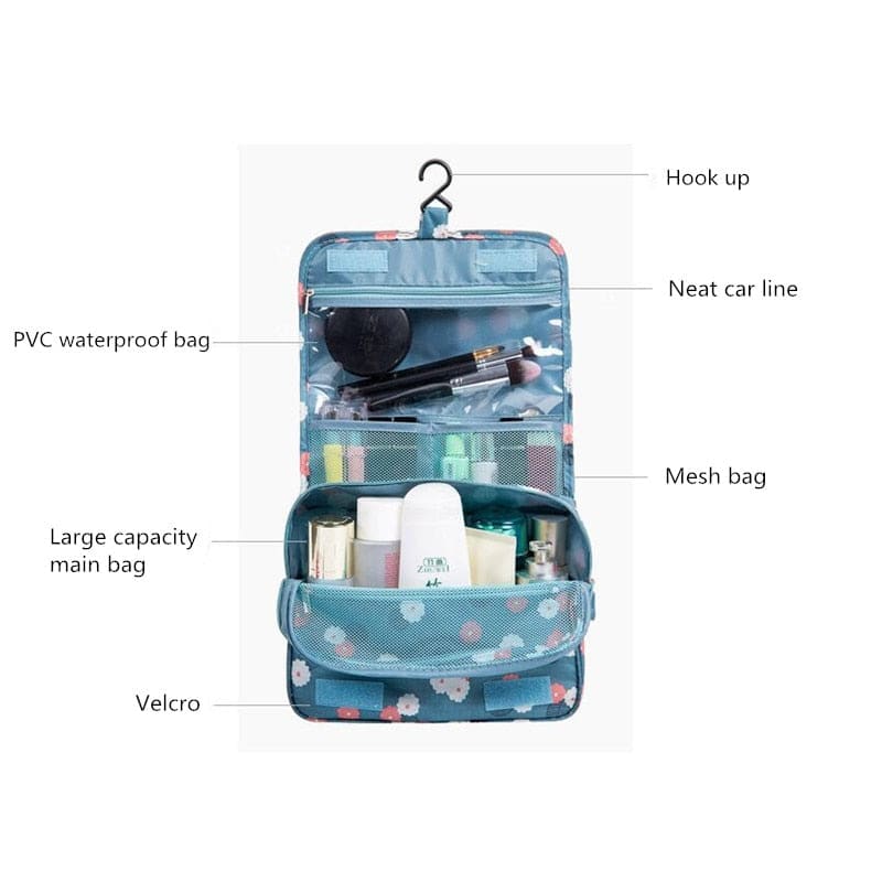 Hanging Travel Bag For Toiletries