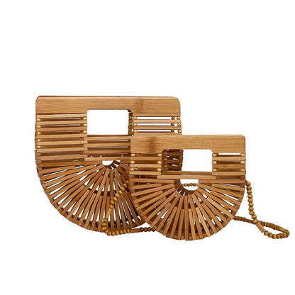Designer Bamboo Handbag and Shoulder Bag for Women